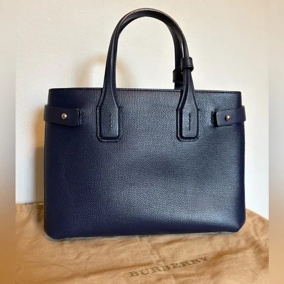 Burberry Derby Leather Small Tote - Picture 2 of 5